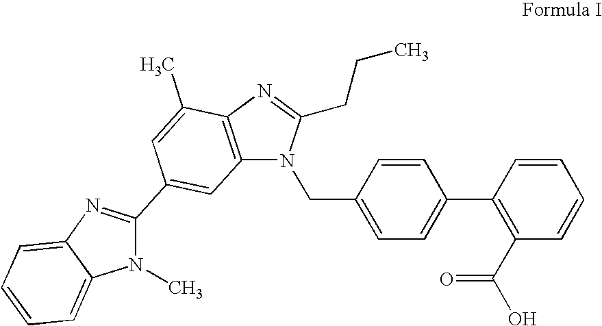 Pharmaceutical formulations comprising telmisartan and hydrochlorothiazide