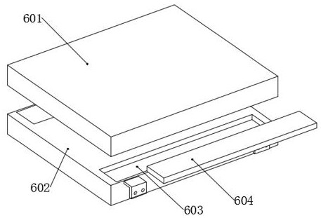 A leveling device for polytetrafluoroethylene rotary cutting board