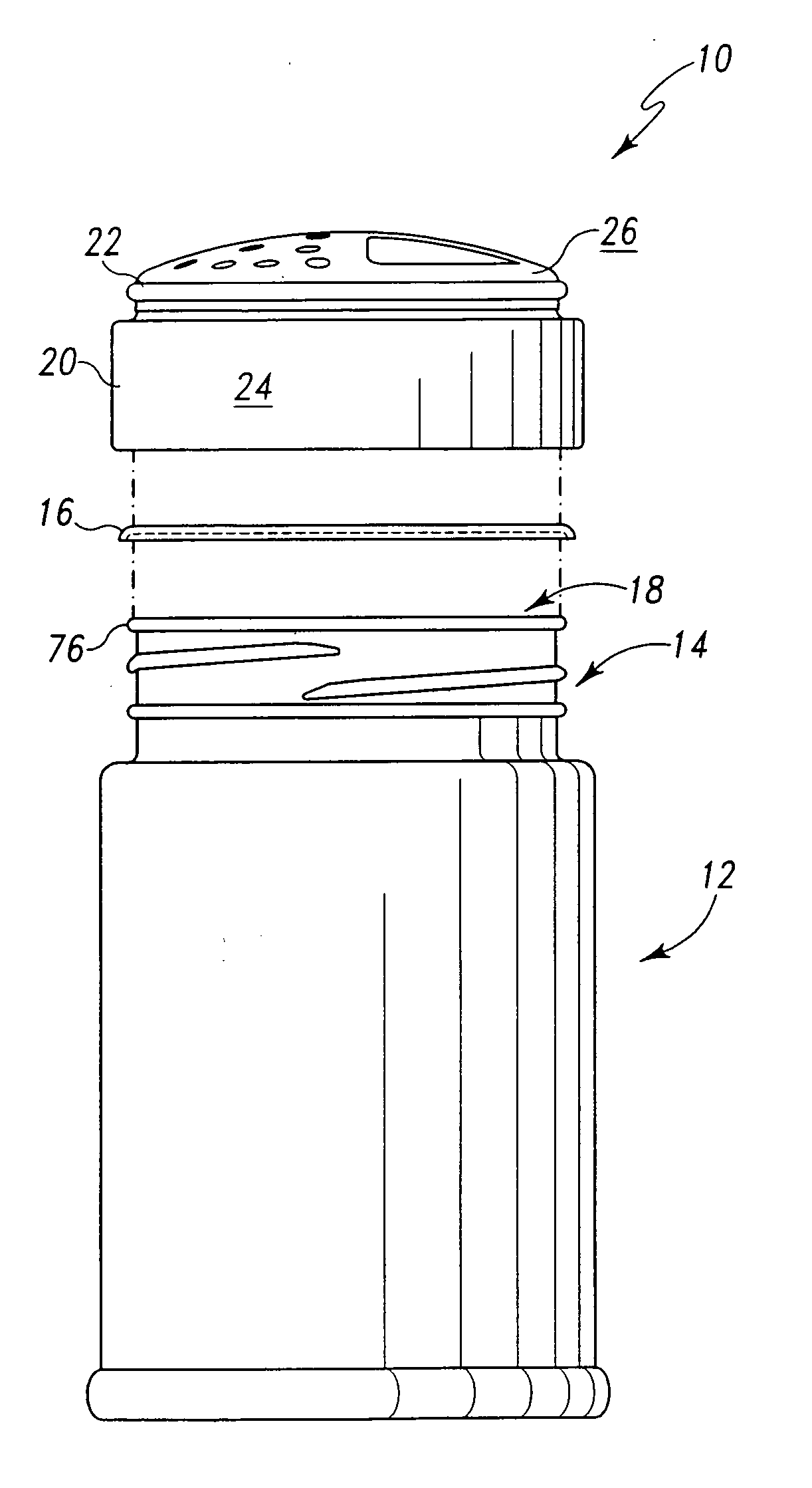 Metal and plastic dispensing lid