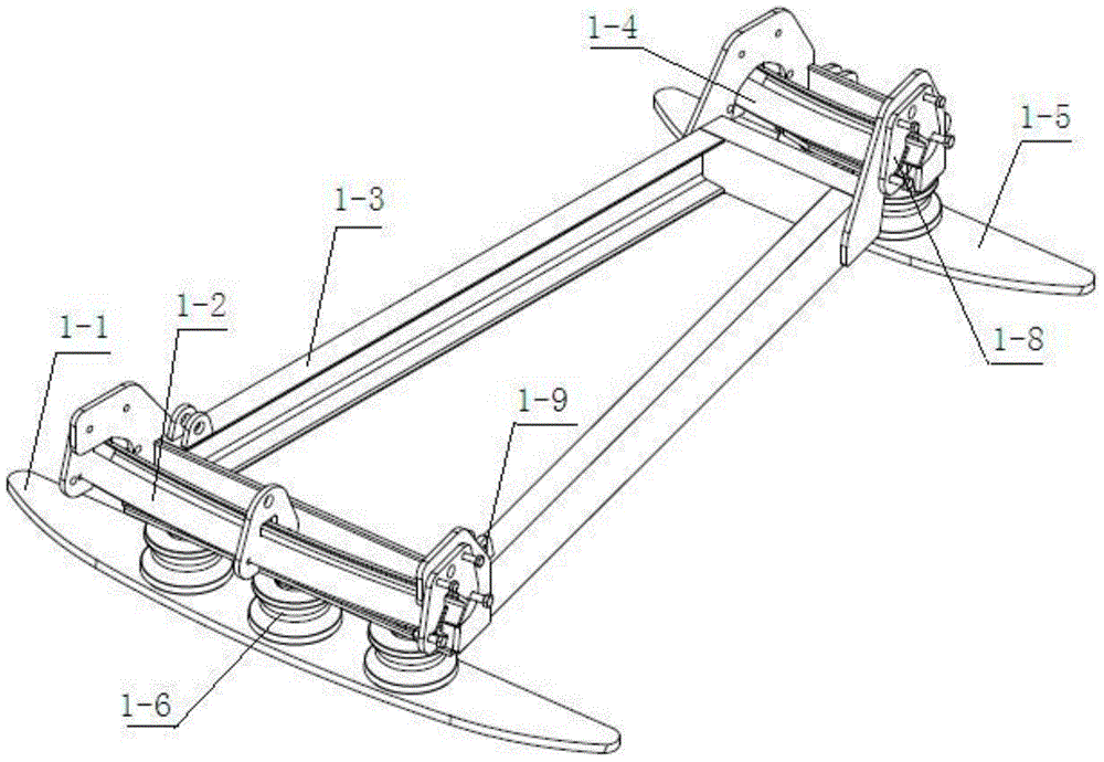 Underground rail-mounted circulation manned system horizontal turning device