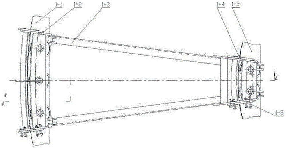 Underground rail-mounted circulation manned system horizontal turning device