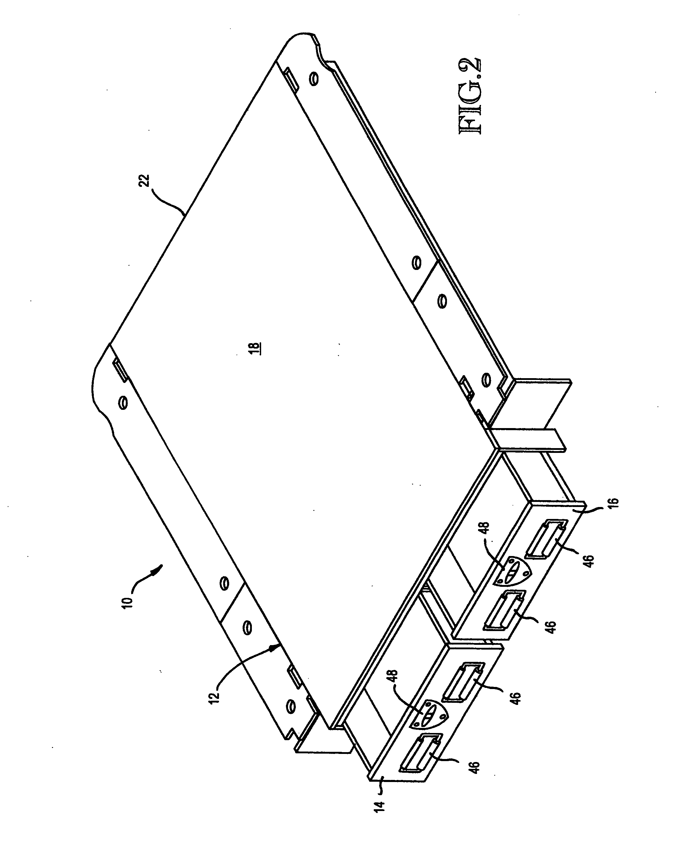 Water-resistant storage system for pickup trucks and utility vehicles