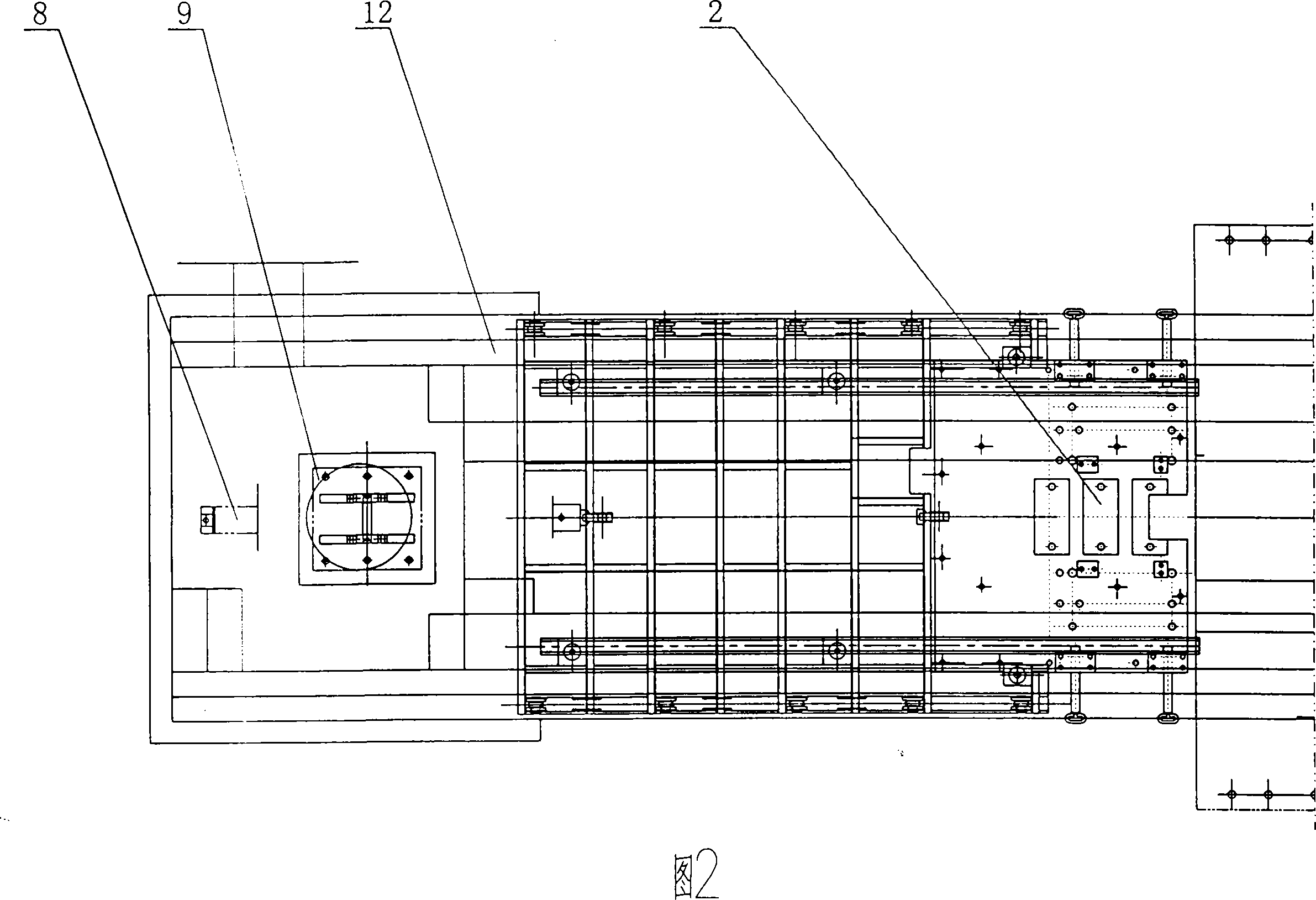 Machine for reassembling bearing seat of supporting roller with positioning function, rotational carrying roller, and servo actuated cover board