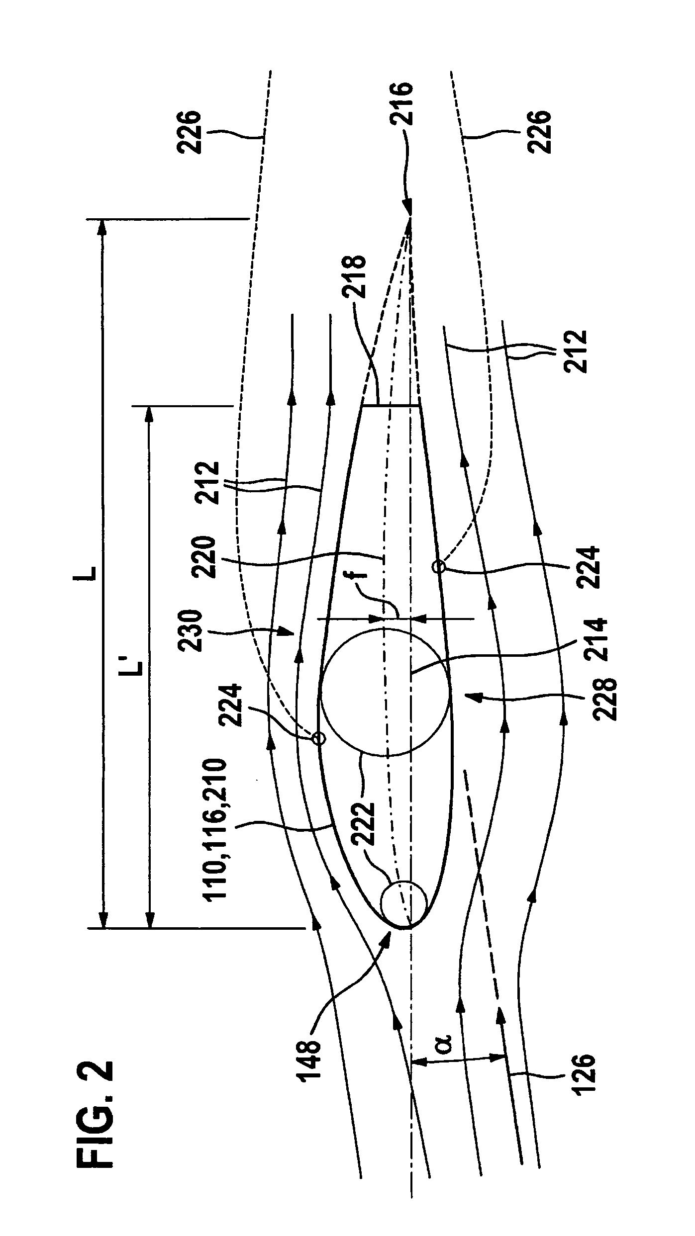 Plug-in sensor having an optimized flow outlet