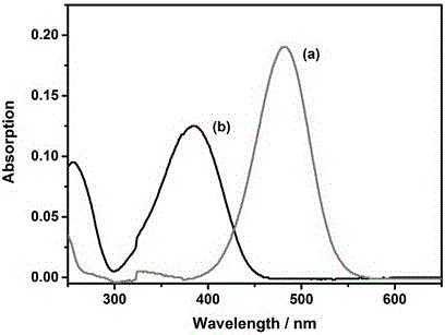 Double-photon fluorescent probe capable of fast detecting nitroreductase