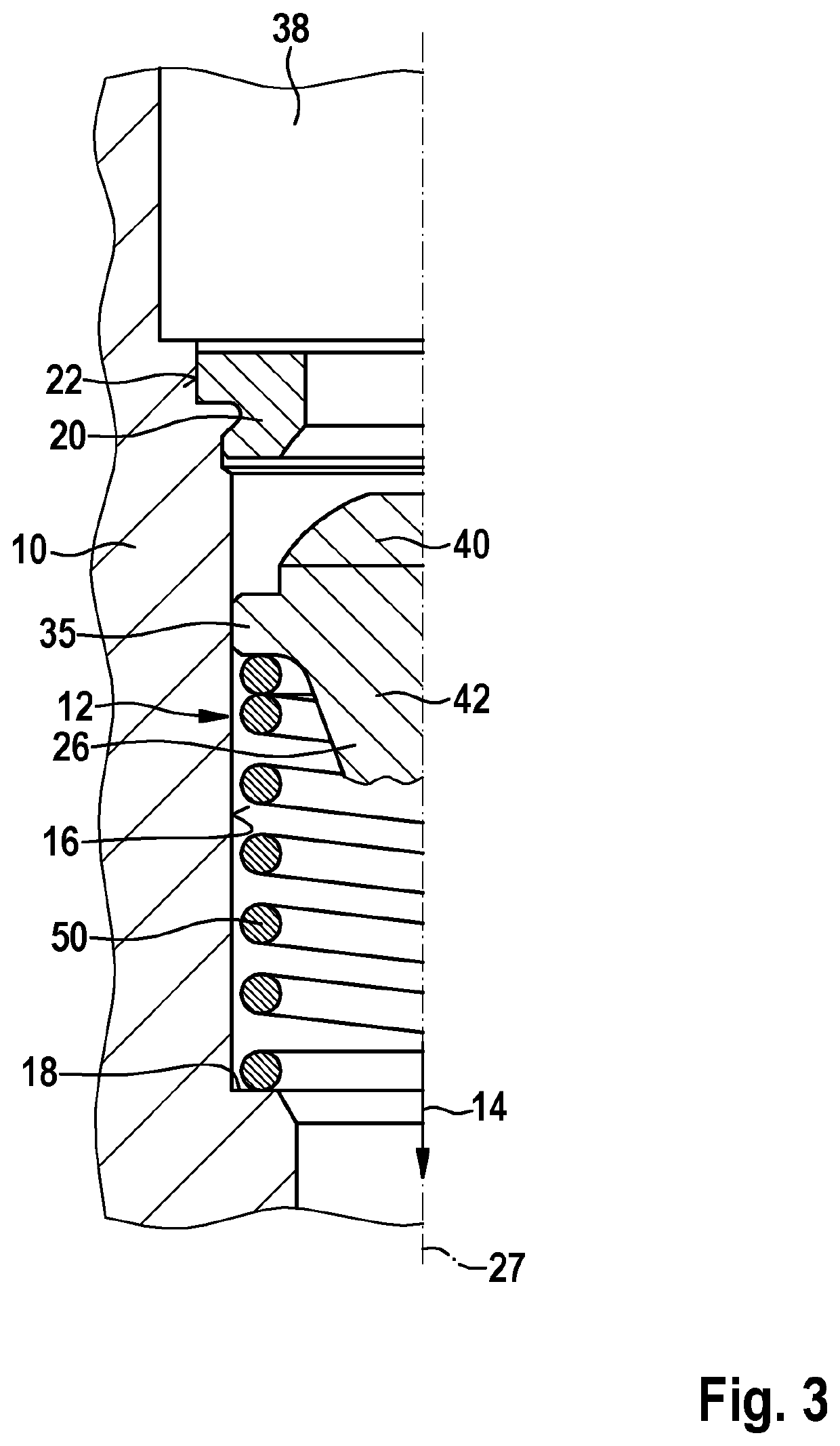 Hydraulic block and manufacturing method for a hydraulic block including at least one check valve