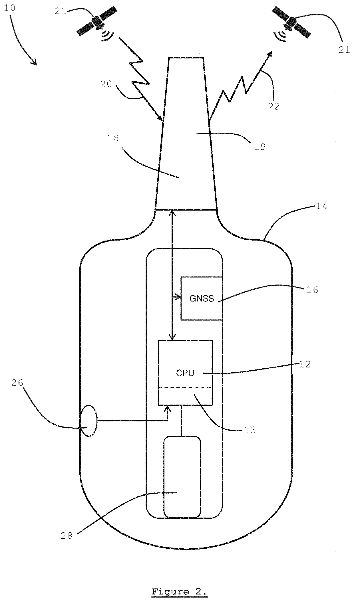 Emergency radio beacon remote activation system