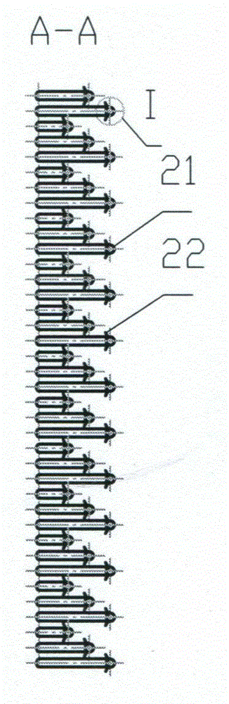 Grate-firing boiler with in-boiler two-level dedusting device