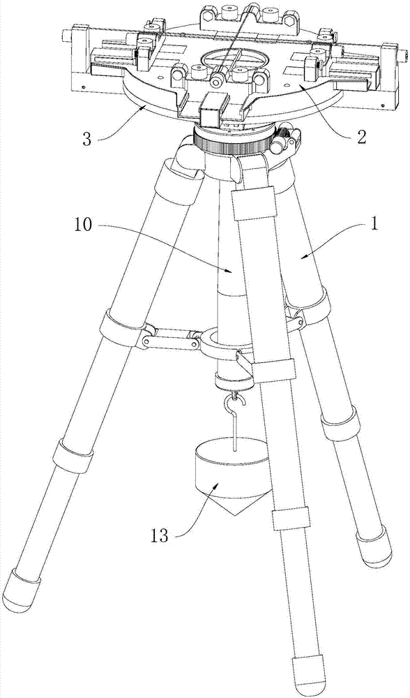 Laser calibration device for loading compass