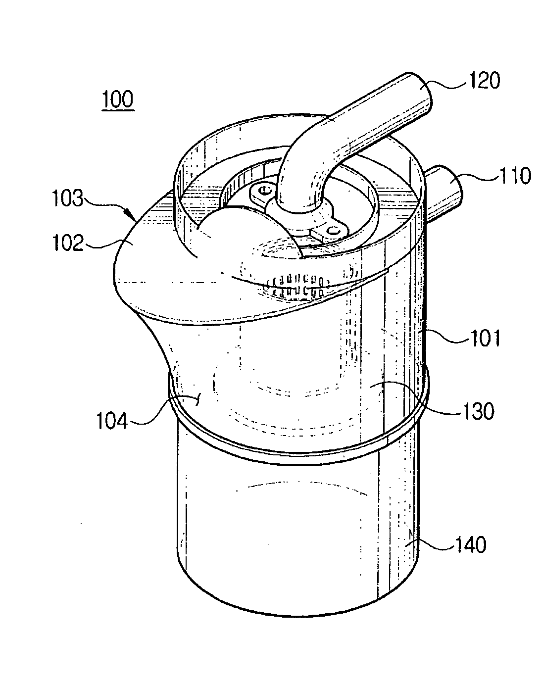 Cyclone dust collector and vacuum cleaner therewith