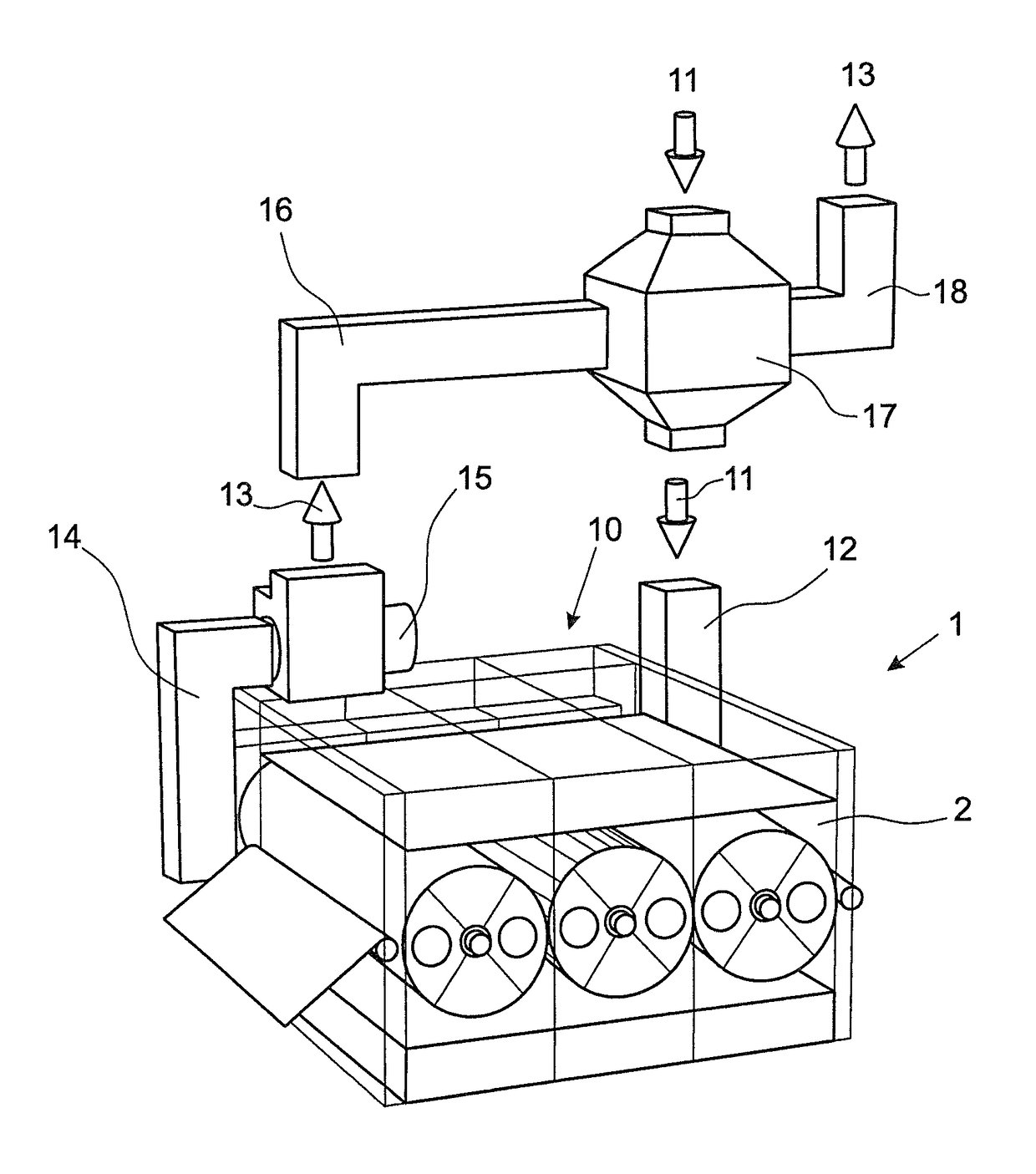 Dryer for a textile product web