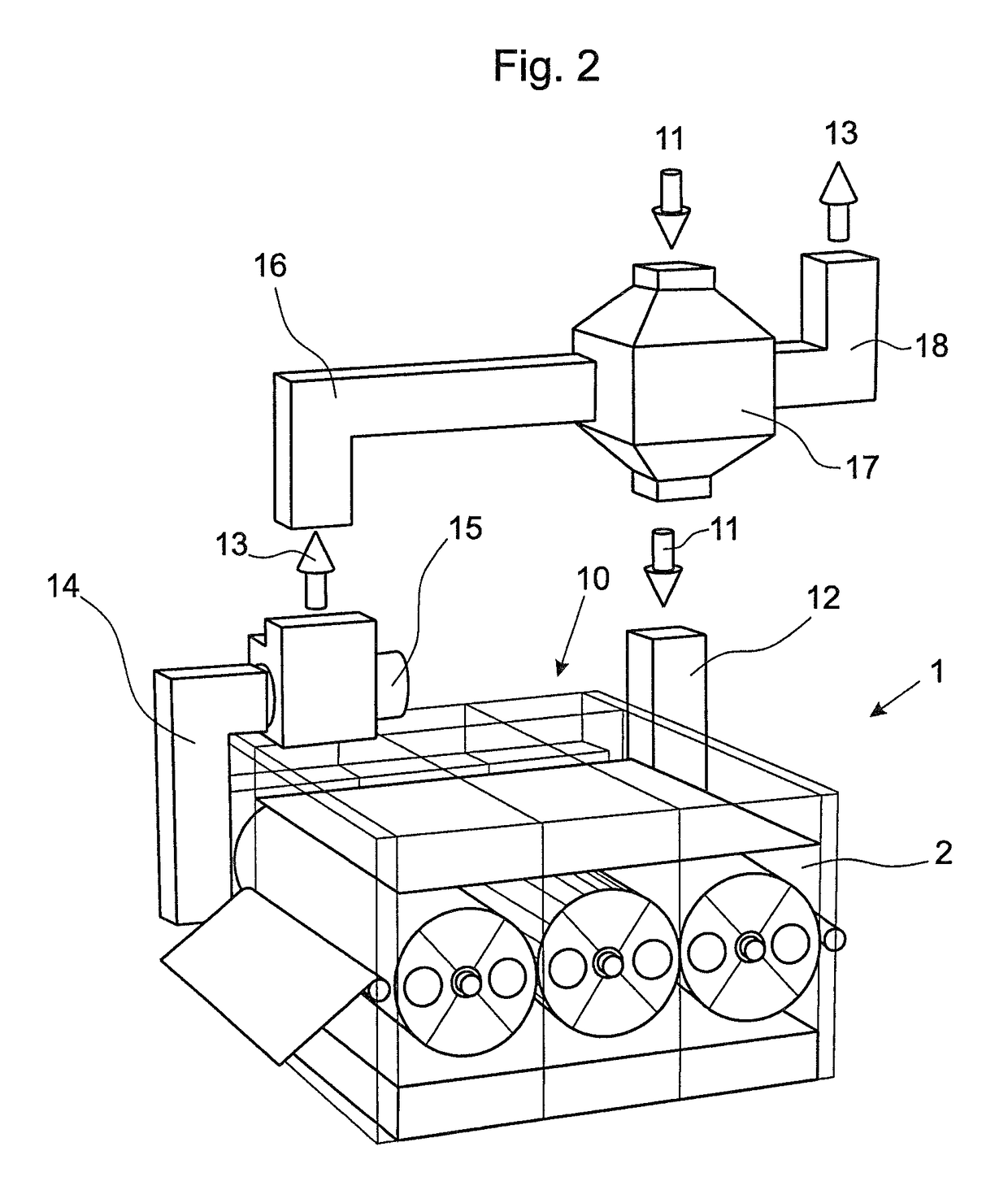 Dryer for a textile product web