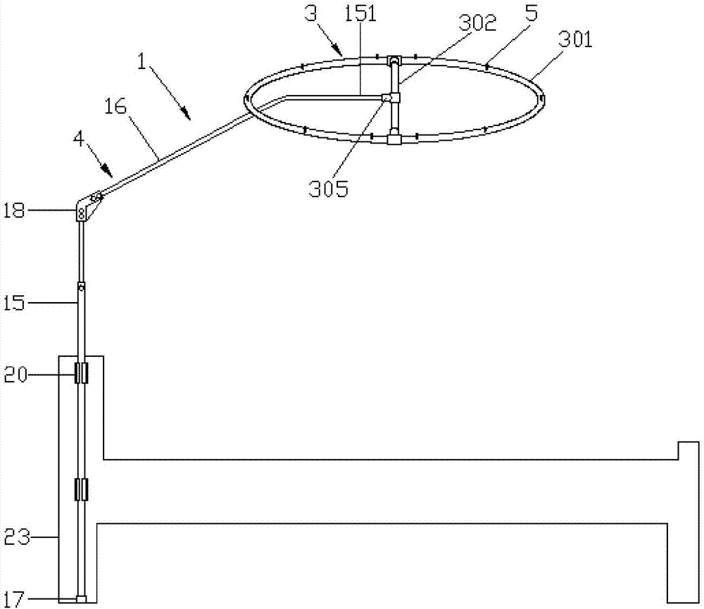 Suspended mosquito net capable of preventing bite by mosquito outside net