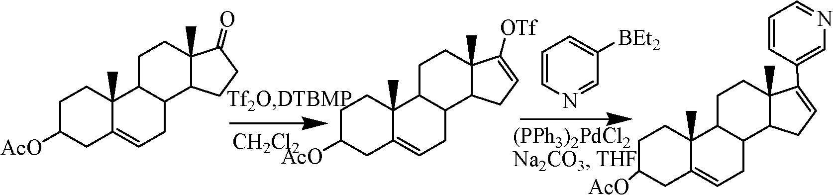 Preparation method of abiraterone acetate