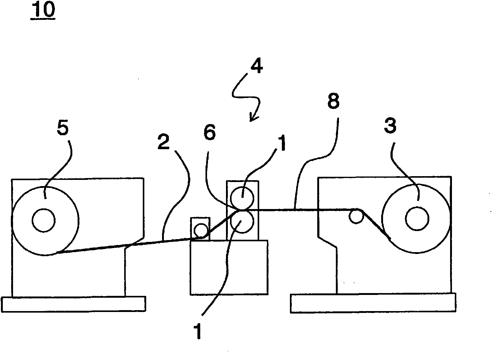 Roller for machining metal foil