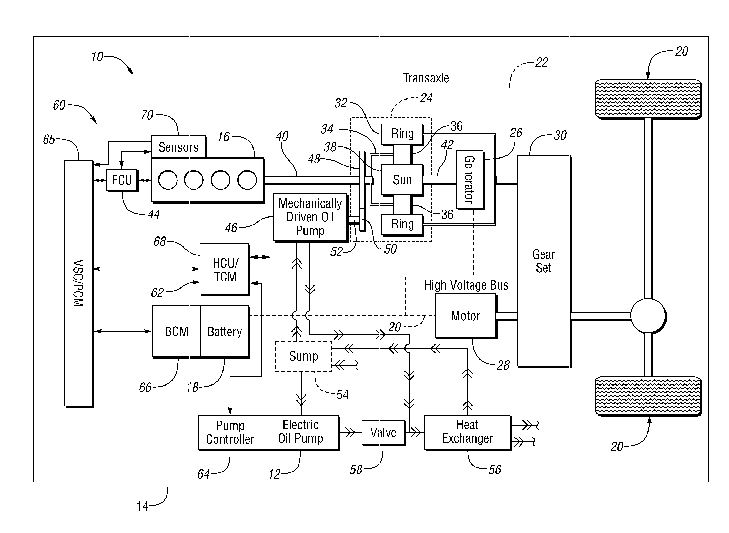 Method And System For Controlling Operation Of An Electric Oil Pump In A Hybrid Electric Vehicle (HEV)