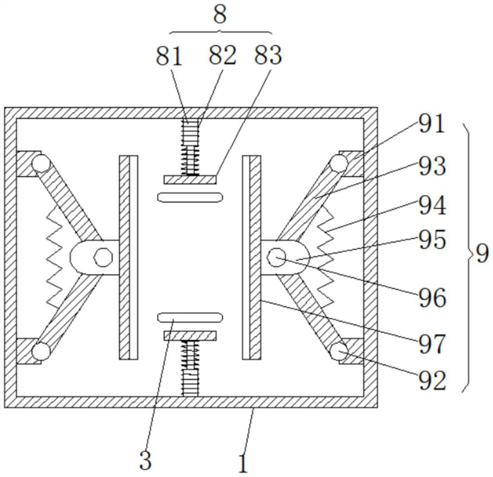 Socket embedded with safety steel frame