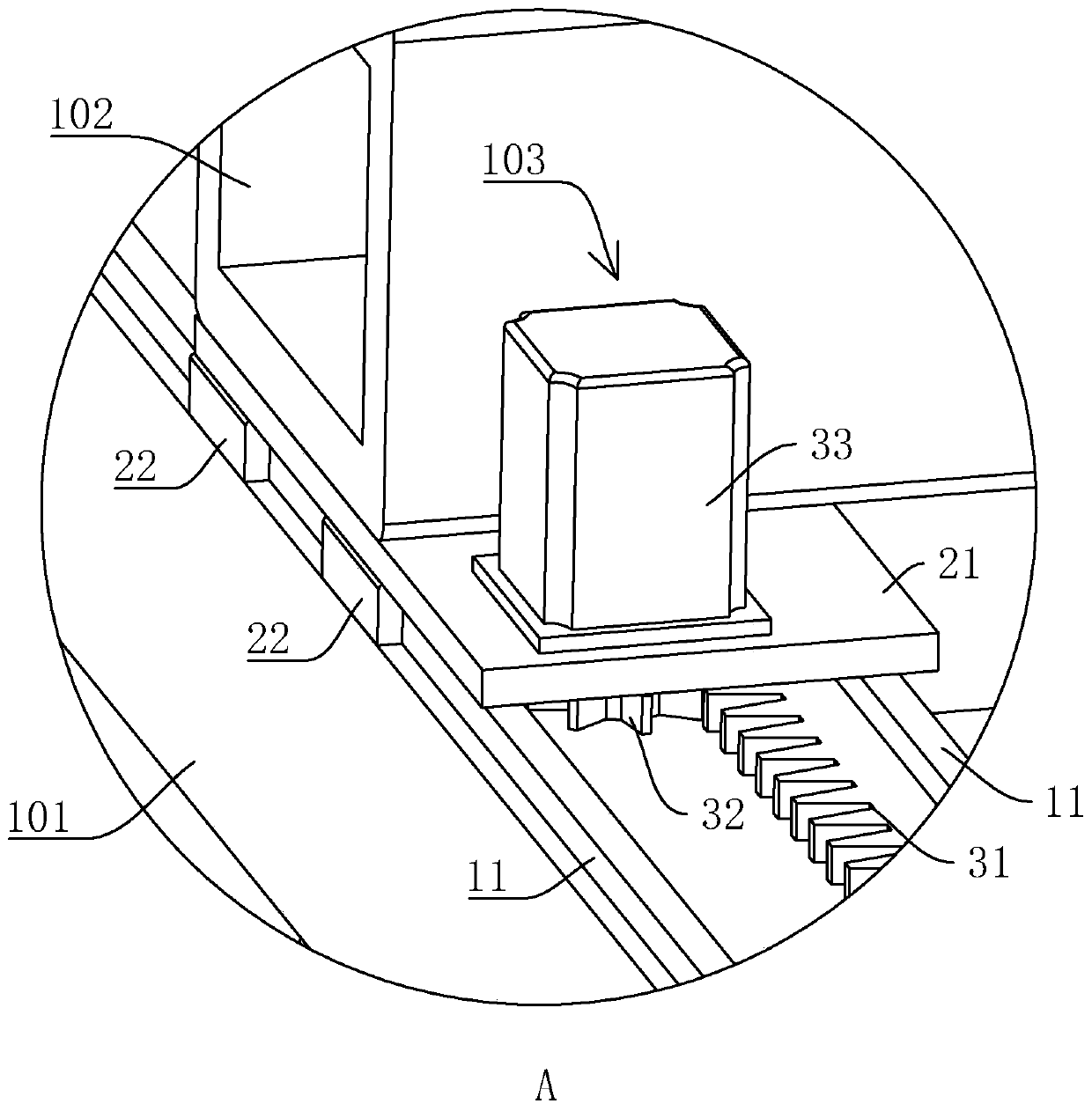 Automatic tire transfer system