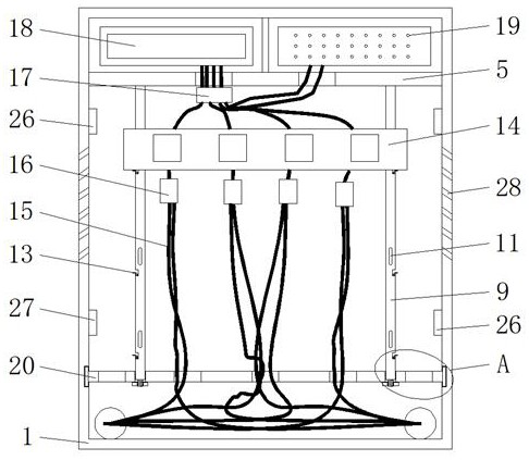 Multipath summarizing distribution box based on cloud computing intelligent monitoring