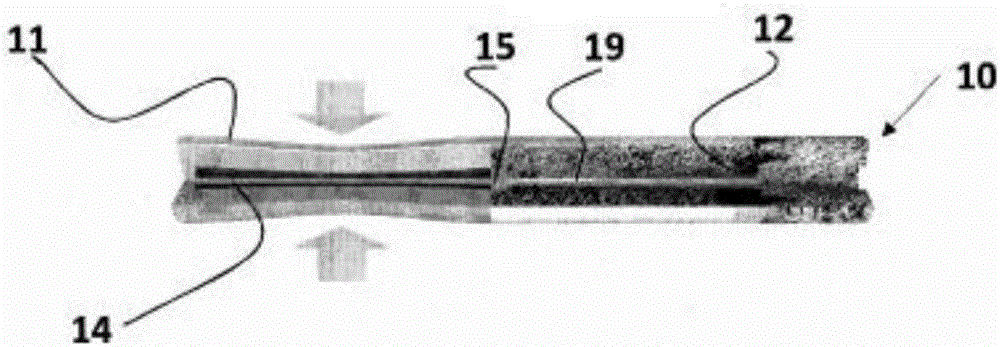 Device for active and passive extinguishing of a cigarette