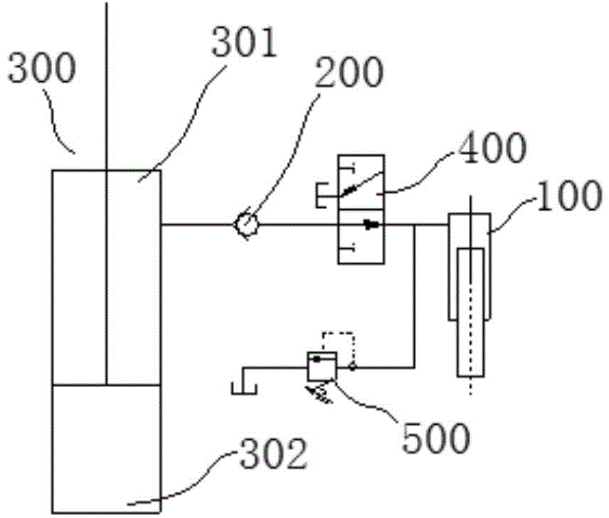 Internal leakage detection equipment and device for hydraulic oil cylinder