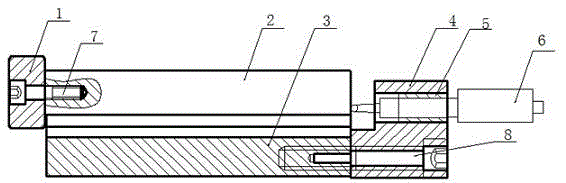 M1C main shaft length testing fixture