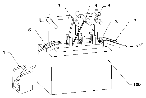 Full-automatic matrix four-side self-adhesive glue coating device and self-adhesive glue coating method