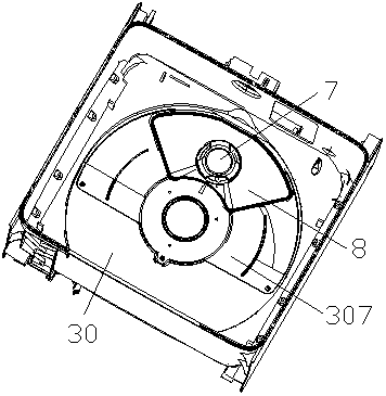 Filtering device for dish-washing machine, assembling method and dish-washing machine