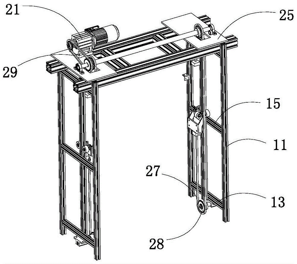 Folded plate disassembling mechanism for stacking machine