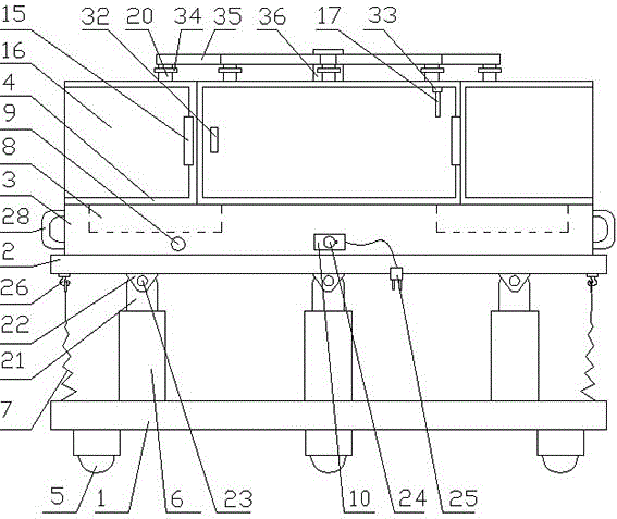 Landscape seedling raising device capable of raising seedlings of multiple tree species simultaneously