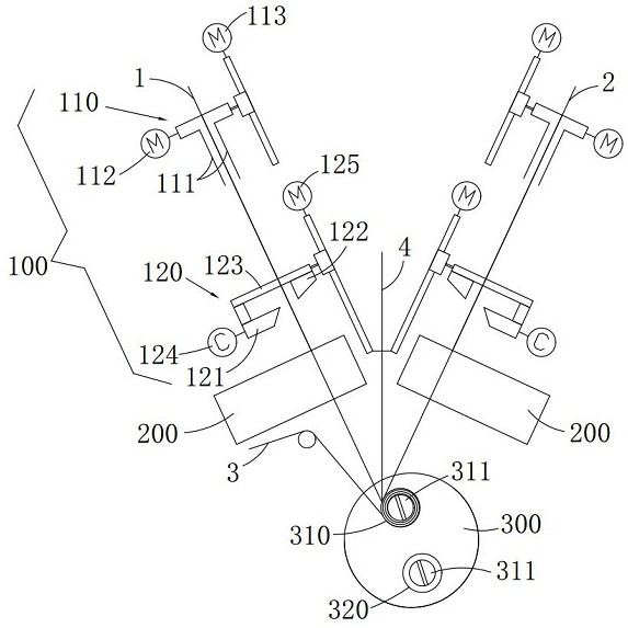 Feeding and cutting mechanism and method