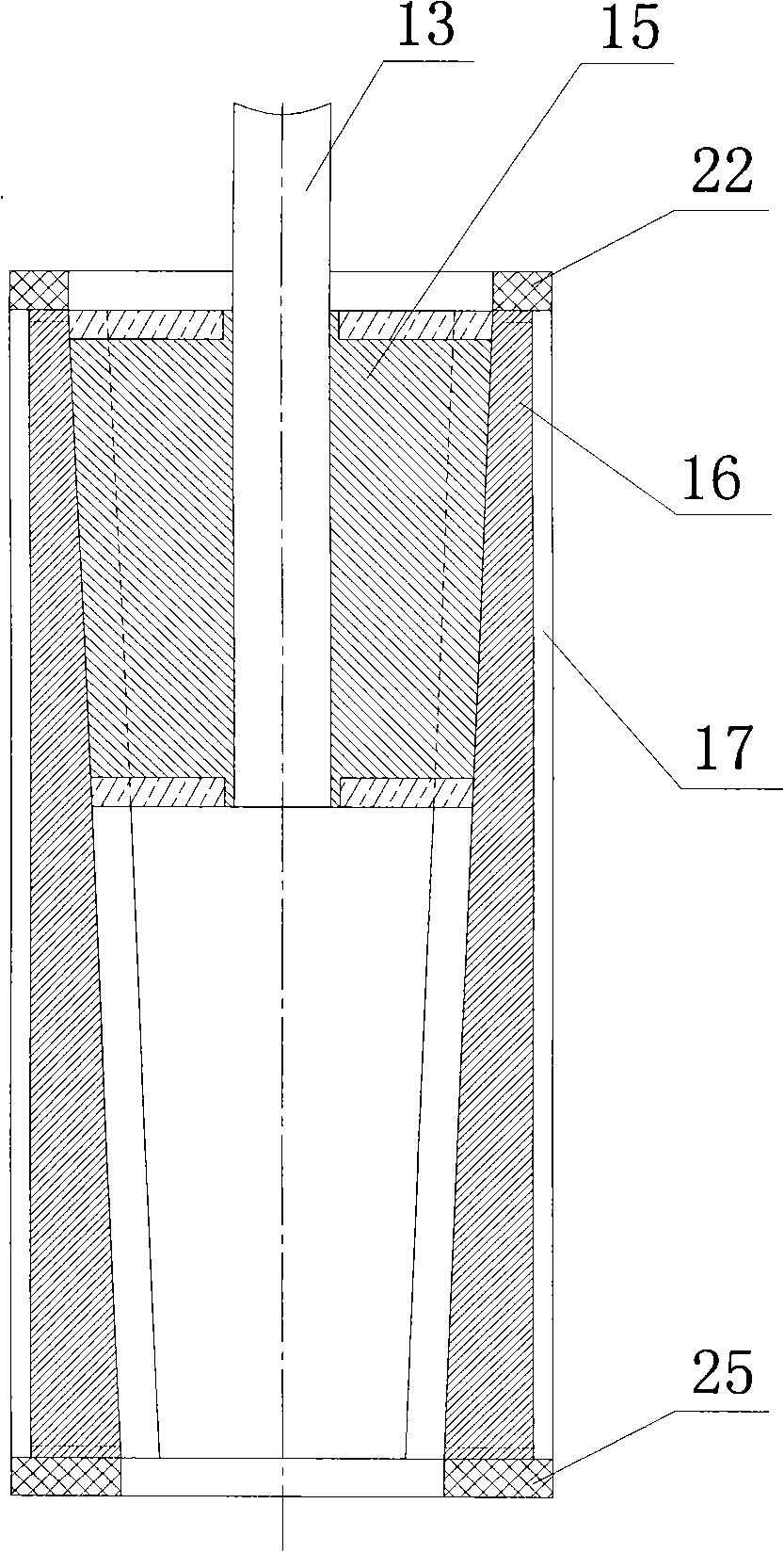 Complete hydraulic self-drilling type side pressure equipment