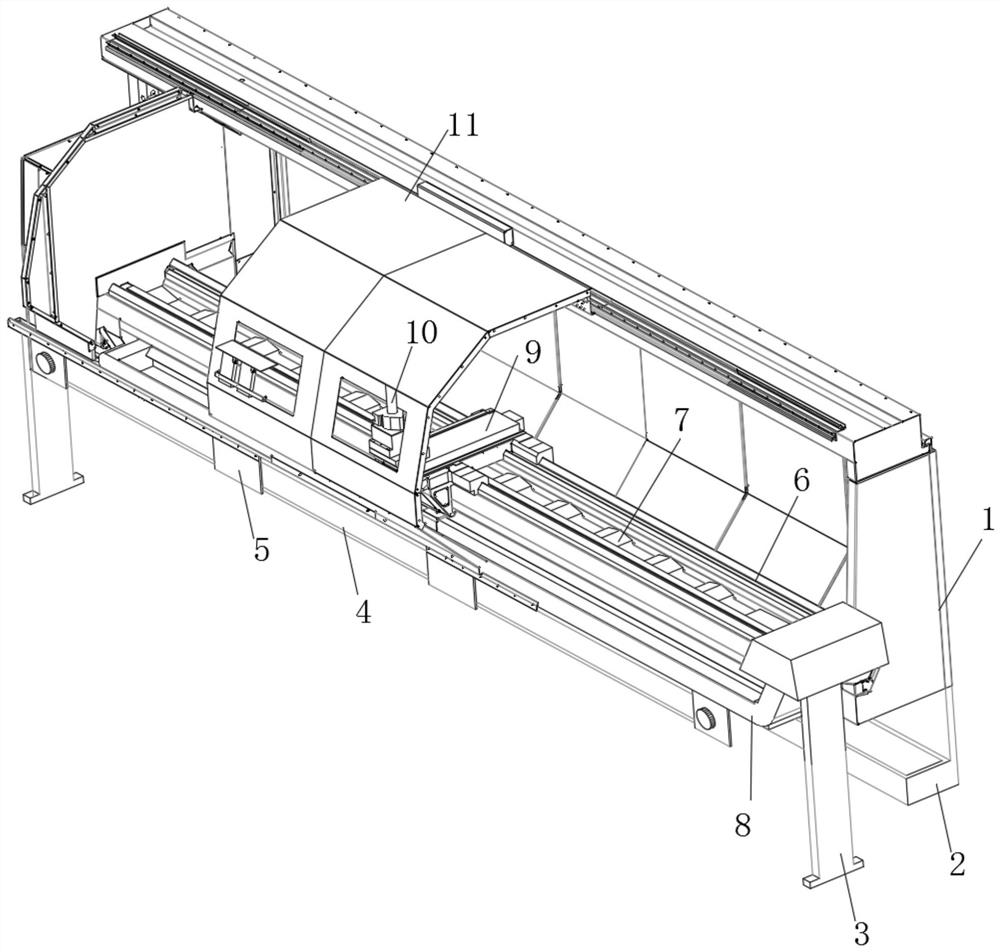 Multi-station CNC machining center for formwork production