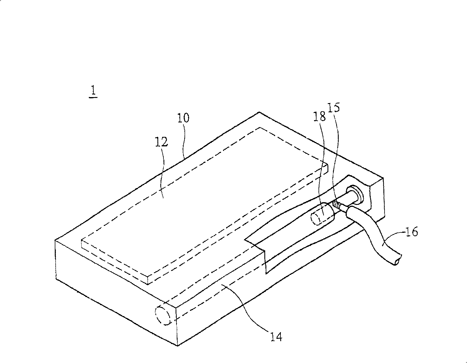 Display and dismountable light source structure thereof