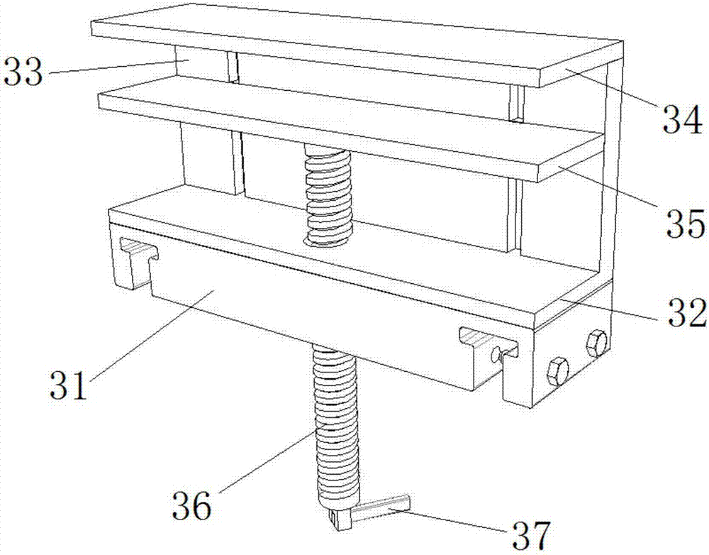 Auxiliary test device specially used to study bending performance of small bars