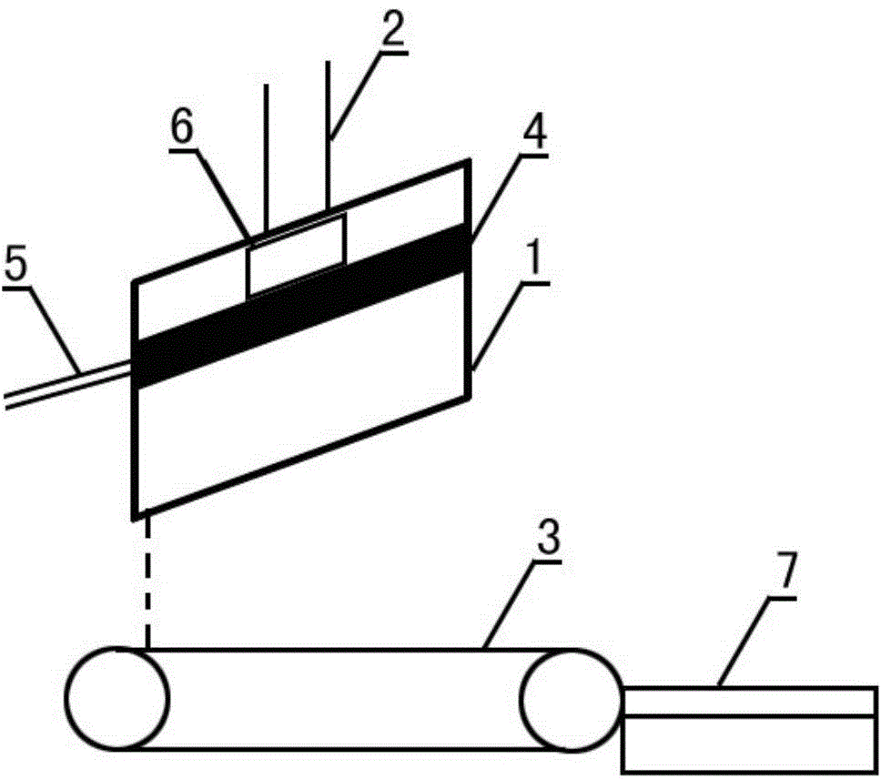 Precise electric heating slicing device