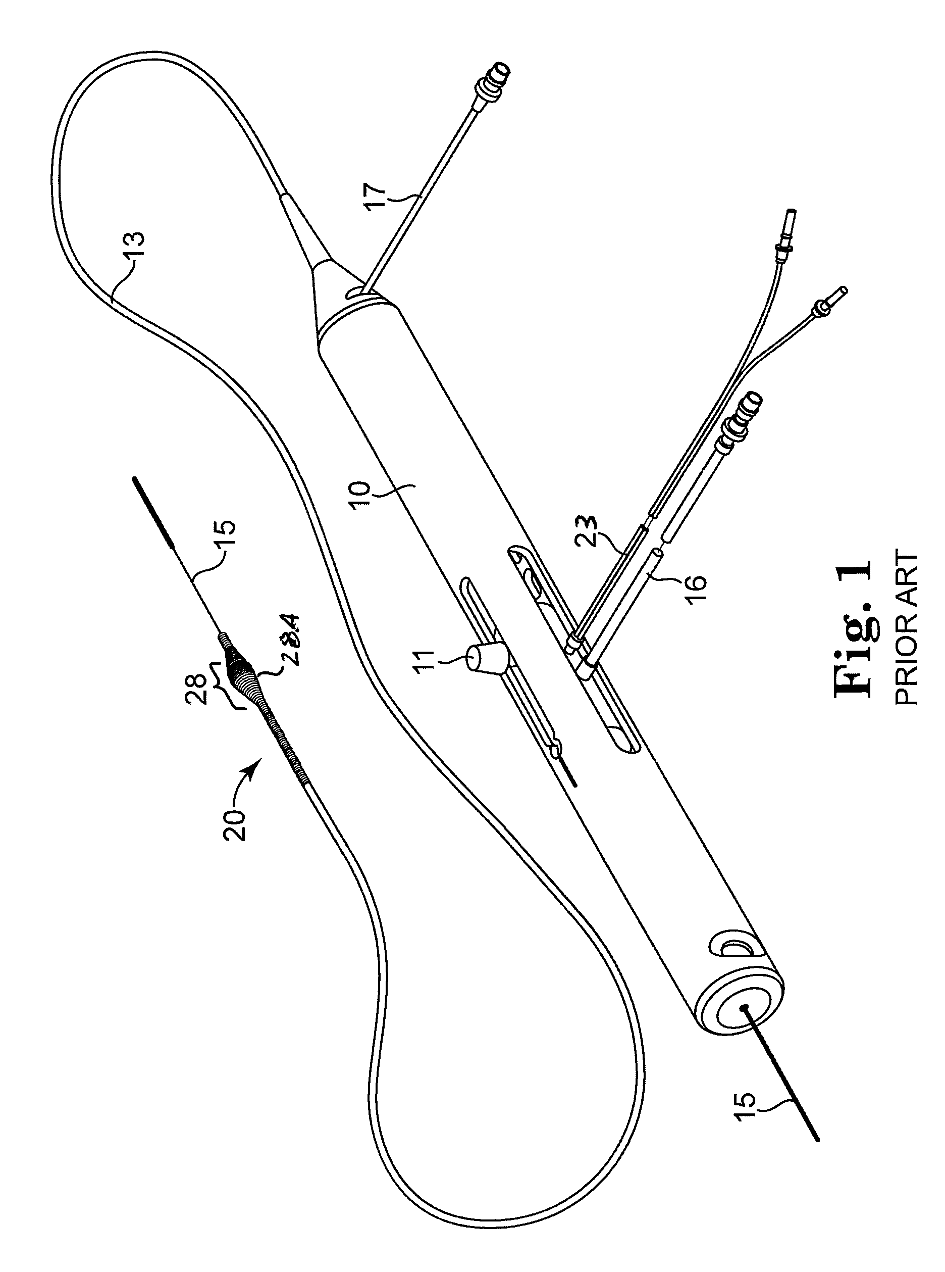 Rotational atherectomy device with counterweighting