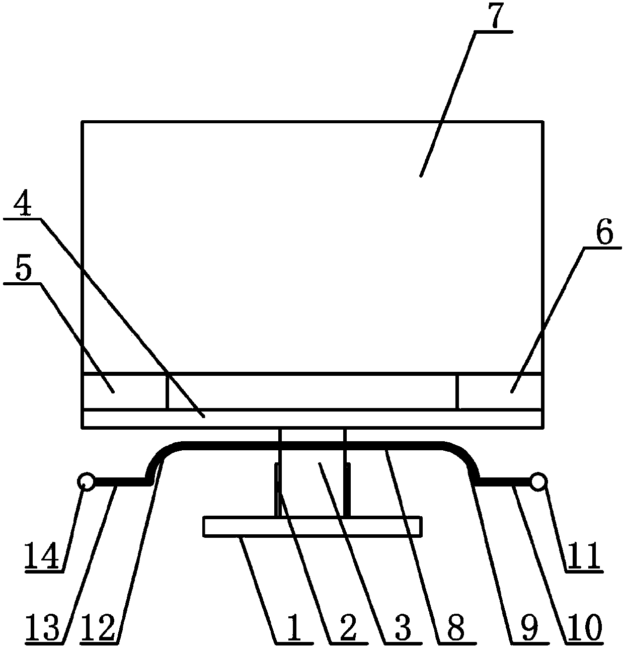 Rotation regulation type anti-peeping display screen