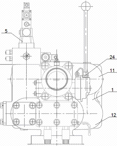 Controller of electrically controlled three-speed medium voltage motor and operation mode of controller