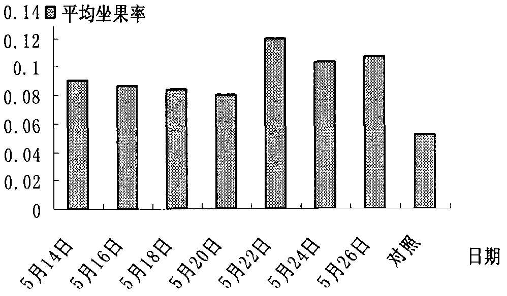 Panicle arrangement method for improving Kyoho grape setting rate