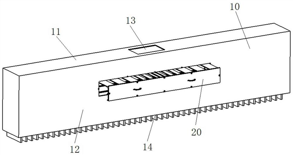 Flow field regulation and control structure of large-scale aluminum extrusion on-line air-blast quenching device