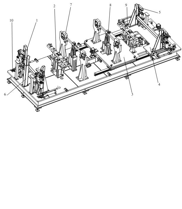 Device for correcting automobile frame body