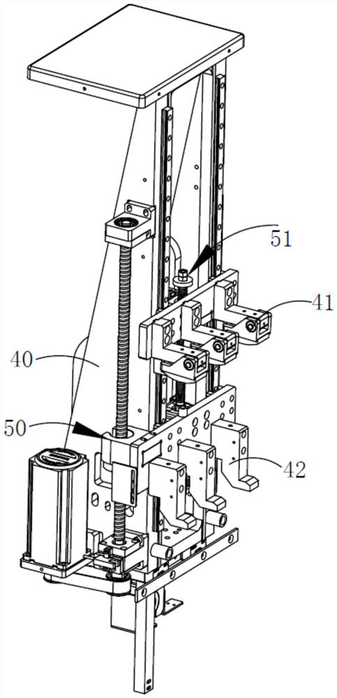 Feeding and discharging device of semiconductor packaging material box