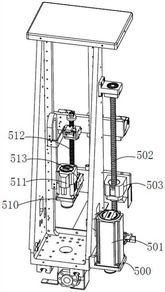 Feeding and discharging device of semiconductor packaging material box