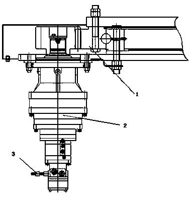 Device capable of monitoring rotation angle of swing mechanism in real time and monitoring method thereof