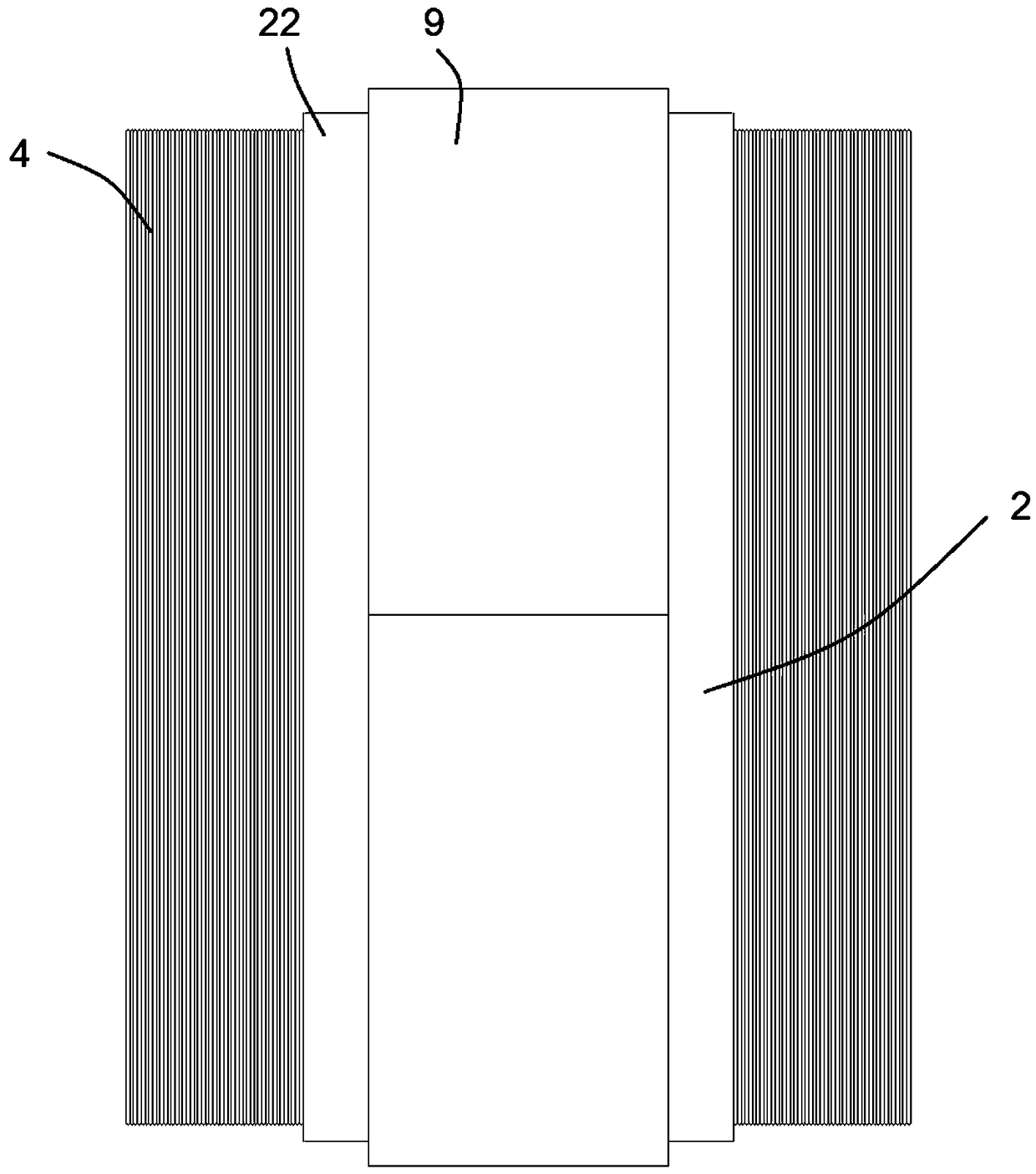 High-air-tightness pipe fitting applied to exhaust gas treatment air duct system