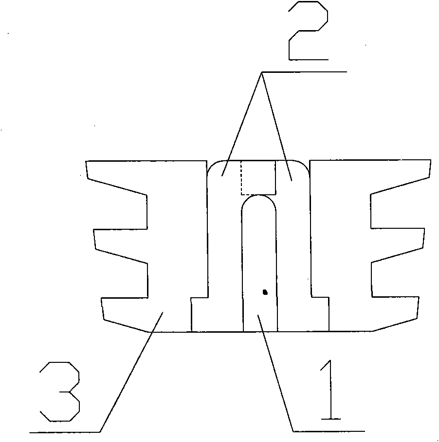 Method for dismounting sealing opening of rotor vane of low-pressure coal press machine of power plant