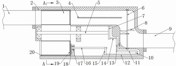 Device and method for automatically clearing impurities in rotary valve