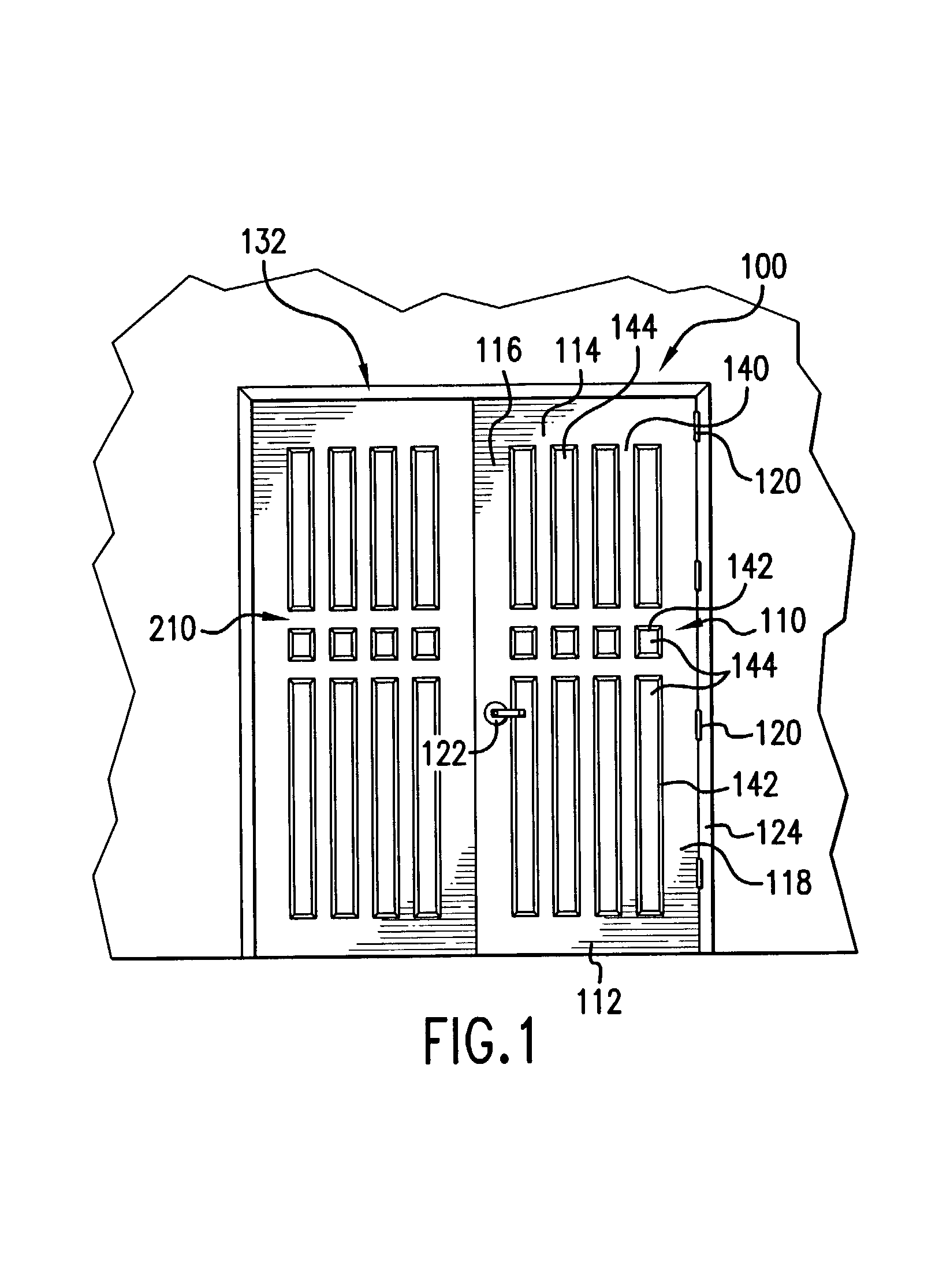 Multi-layered fire door and method for making the same