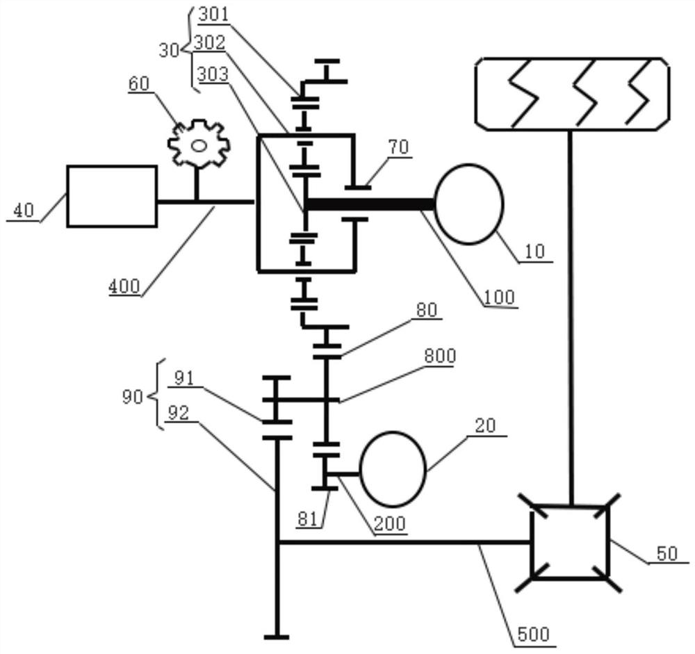 Vehicle and hybrid power system